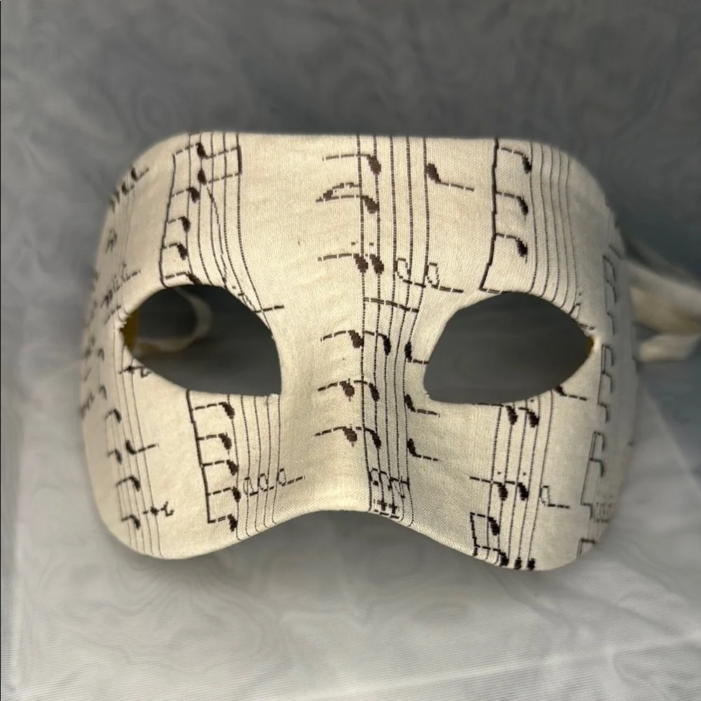 Handmade Venetian Mask - Music